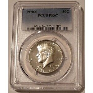 1970 S Kennedy Half Dollar Proof PR67 PCGS